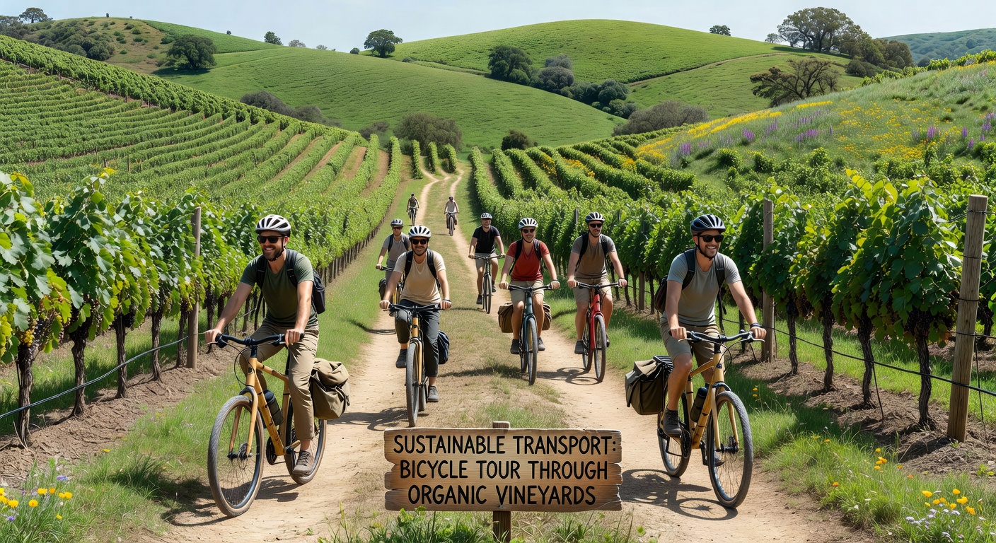 Bicycle vineyard eco tour