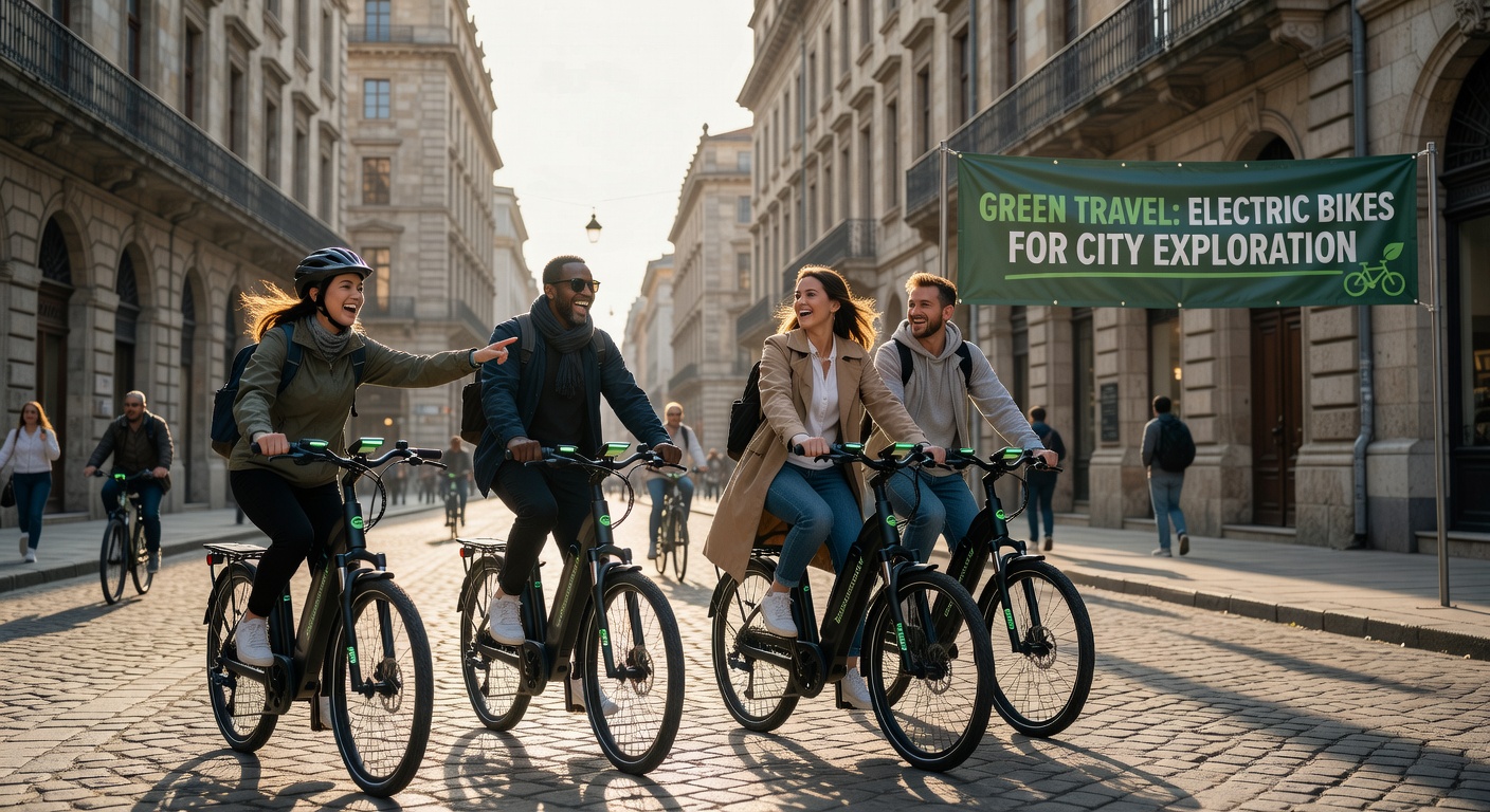 Electric bike city tour