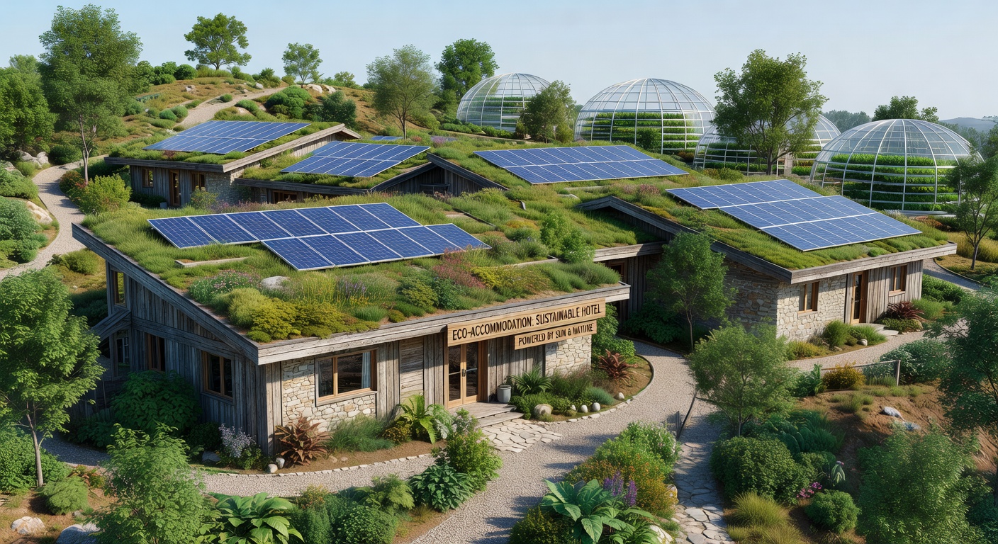 Sustainable eco hotel