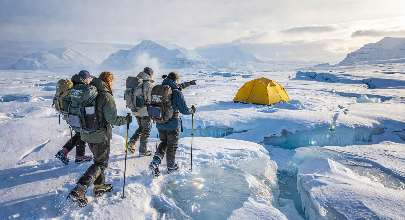 Glacier hiking eco destination