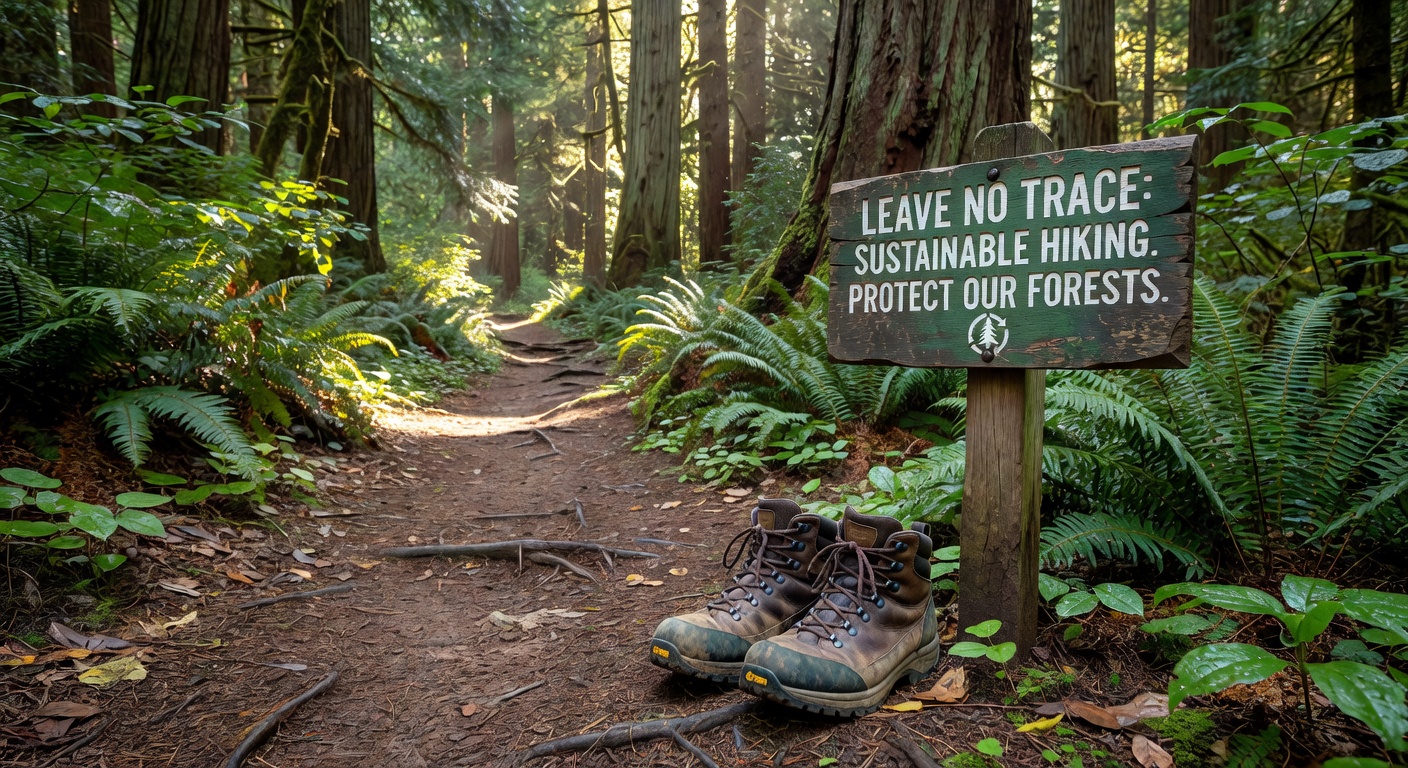 Leave no trace hiking