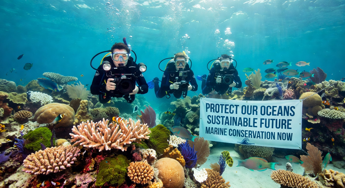 Marine conservation diving