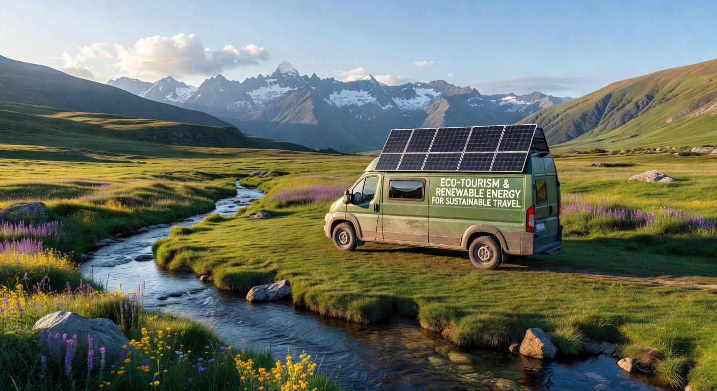 Solar camper van